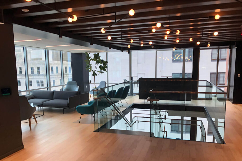 1000 F Street Interior 2nd Story Lobby